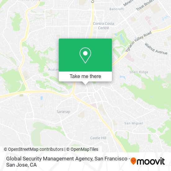 Mapa de Global Security Management Agency