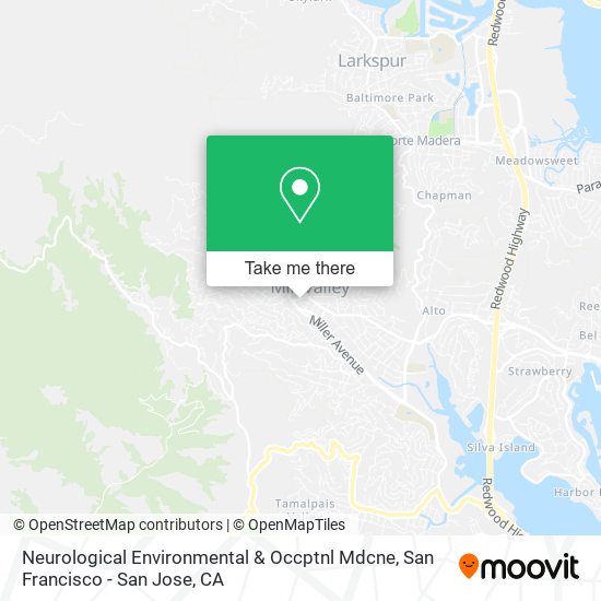 Neurological Environmental & Occptnl Mdcne map