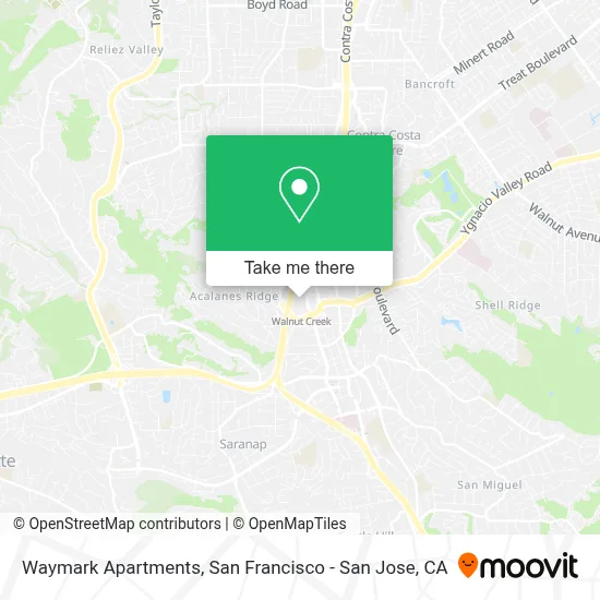 Waymark Apartments map