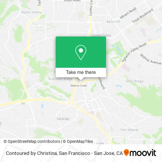 Contoured by Christina map