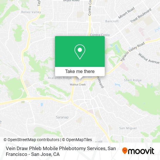 Vein Draw Phleb Mobile Phlebotomy Services map