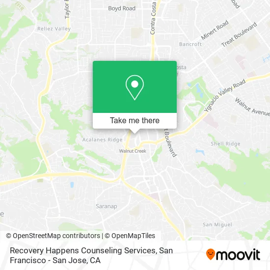 Recovery Happens Counseling Services map