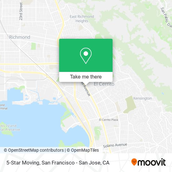 5-Star Moving map