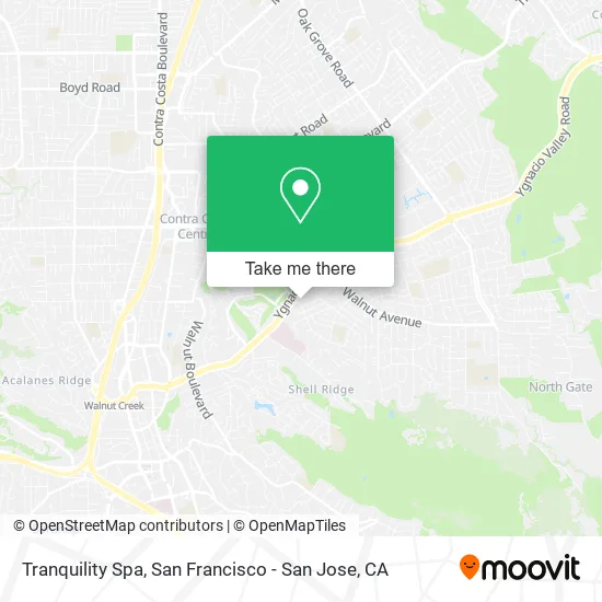 Mapa de Tranquility Spa