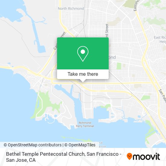 Bethel Temple Pentecostal Church map