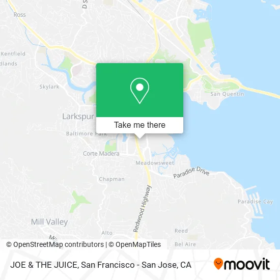 Mapa de JOE & THE JUICE