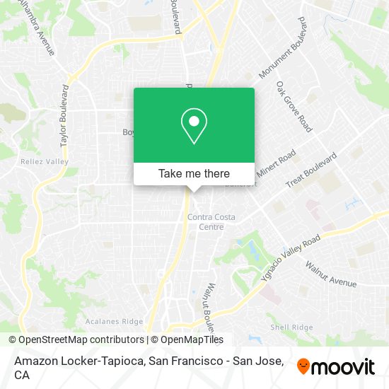 Amazon Locker-Tapioca map