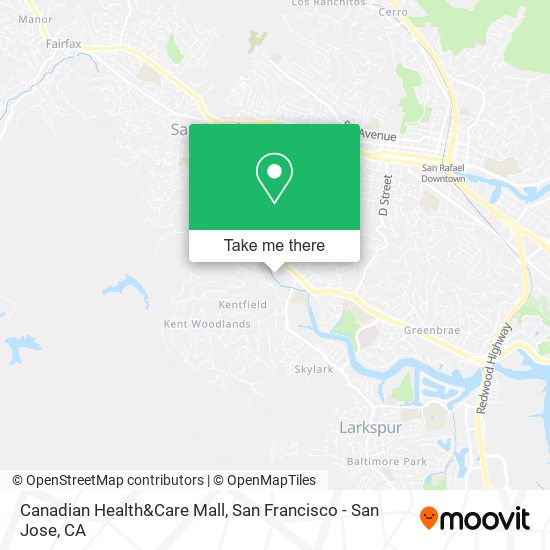Canadian Health&Care Mall map
