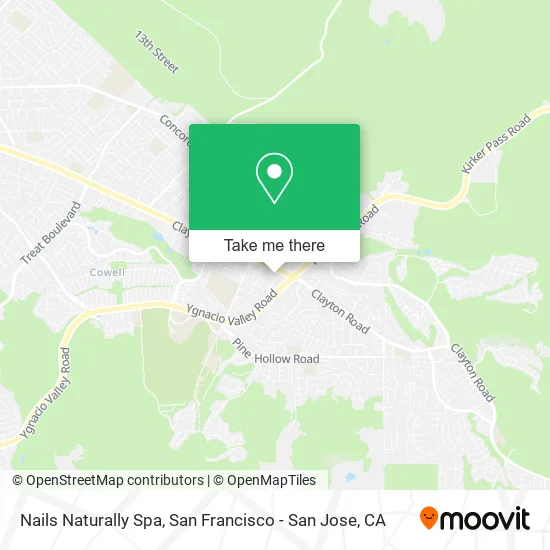 Nails Naturally Spa map