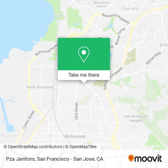 Mapa de Pza Janitors