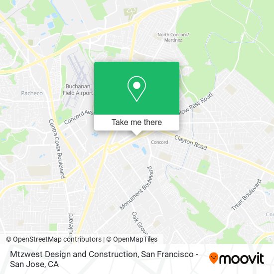 Mapa de Mtzwest Design and Construction