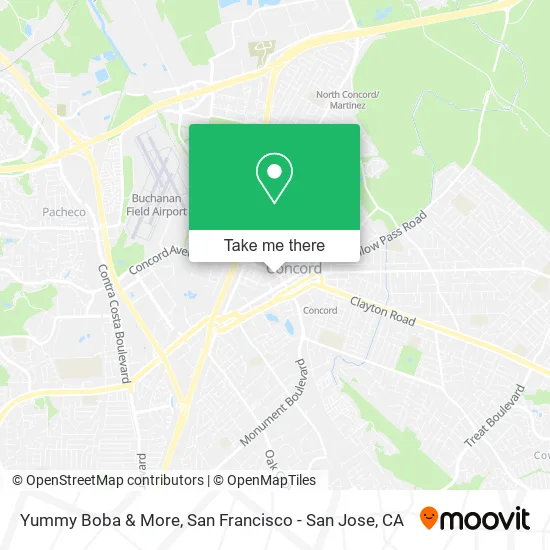 Mapa de Yummy Boba & More