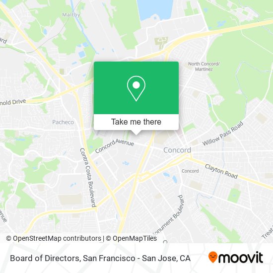 Board of Directors map
