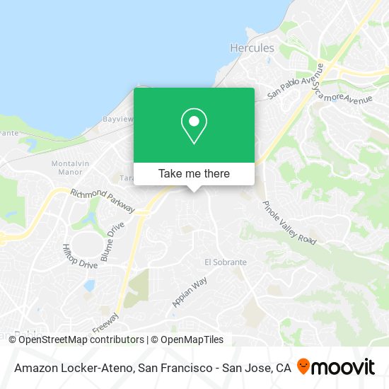 Amazon Locker-Ateno map