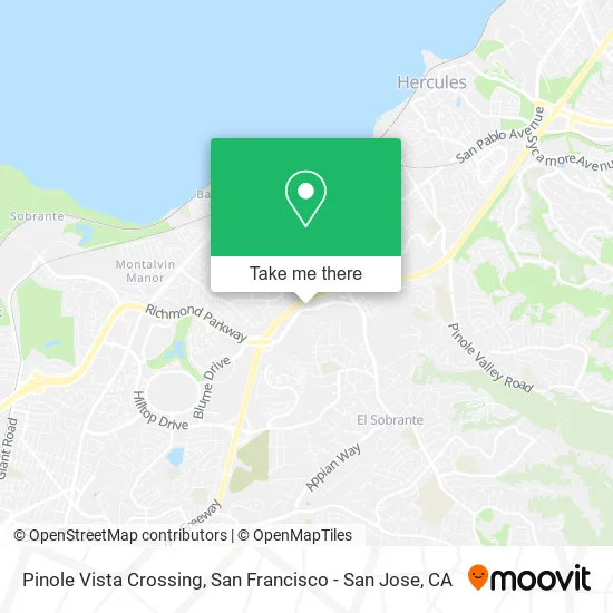 Mapa de Pinole Vista Crossing