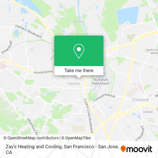 Mapa de Zay's Heating and Cooling