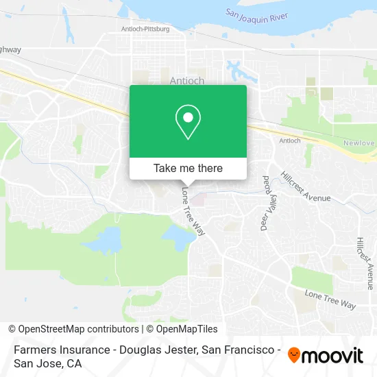 Farmers Insurance - Douglas Jester map