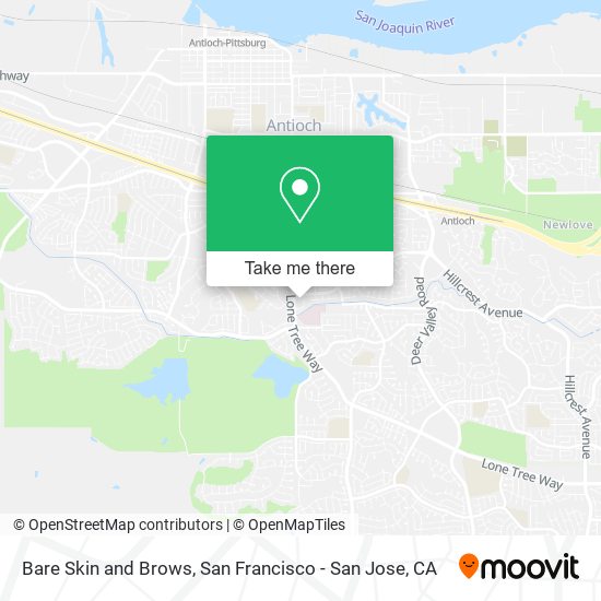 Bare Skin and Brows map