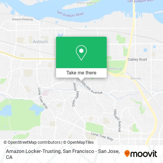 Amazon Locker-Trusting map