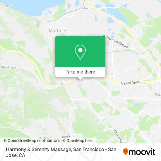 Harmony & Serenity Massage map