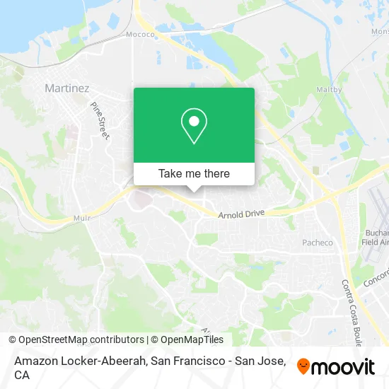 Mapa de Amazon Locker-Abeerah