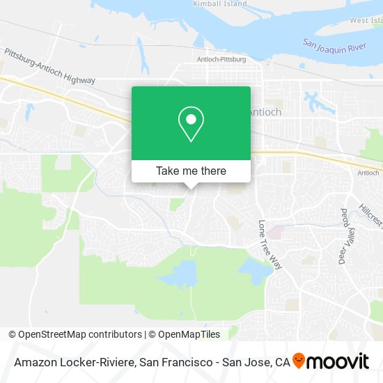 Amazon Locker-Riviere map