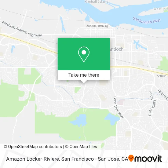 Amazon Locker-Riviere map
