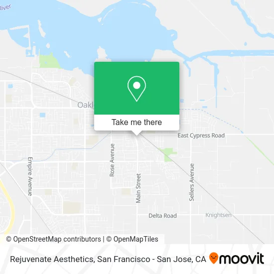 Rejuvenate Aesthetics map