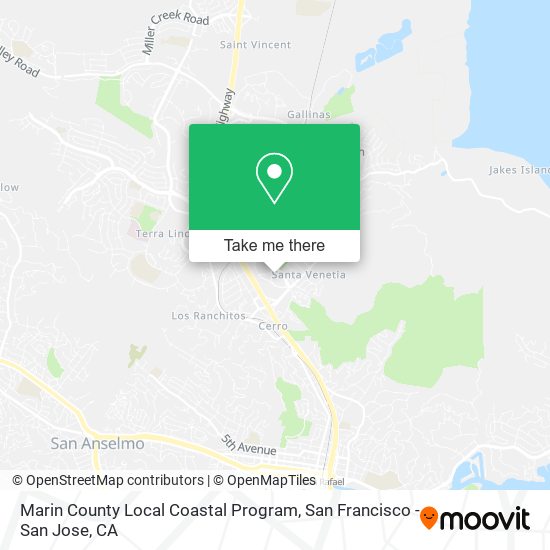 Marin County Local Coastal Program map