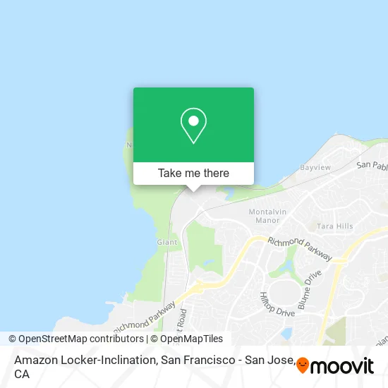 Amazon Locker-Inclination map