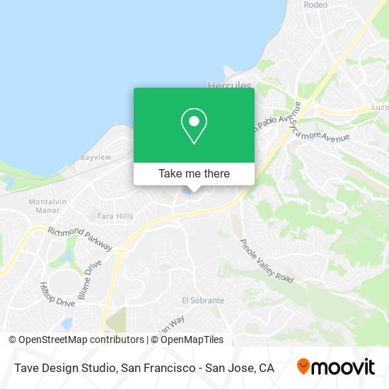 Tave Design Studio map