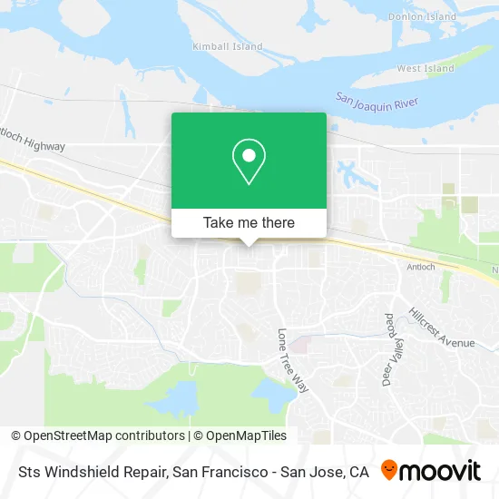 Sts Windshield Repair map