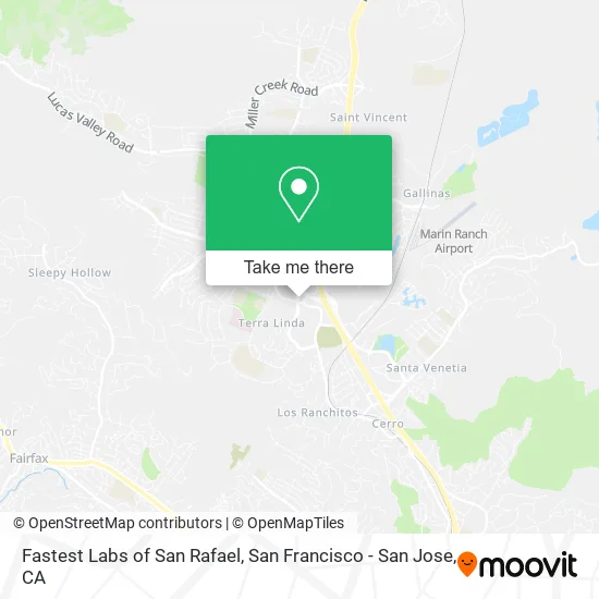 Fastest Labs of San Rafael map