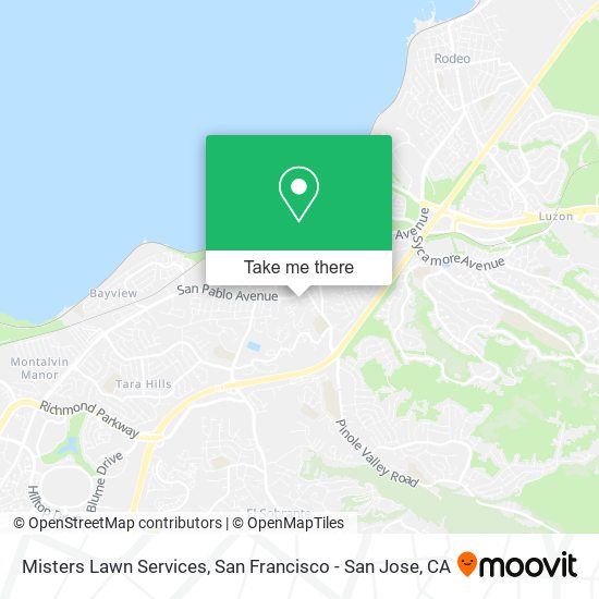 Mapa de Misters Lawn Services