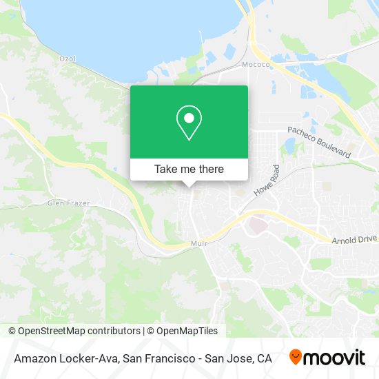 Amazon Locker-Ava map