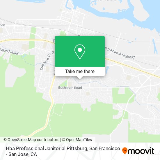 Mapa de Hba Professional Janitorial Pittsburg