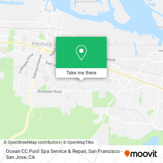 Ocean CC Pool Spa Service & Repair map