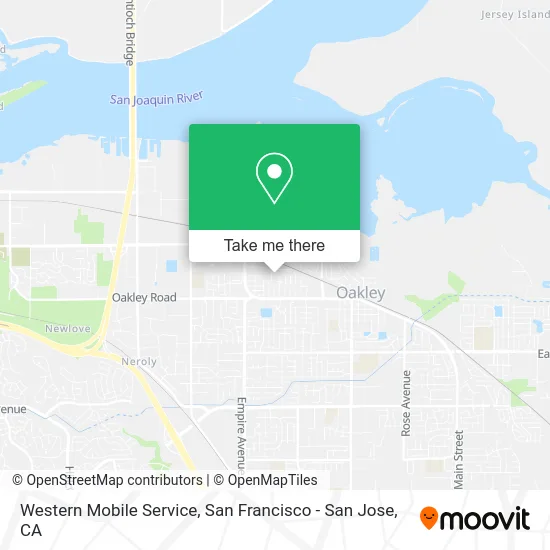 Western Mobile Service map