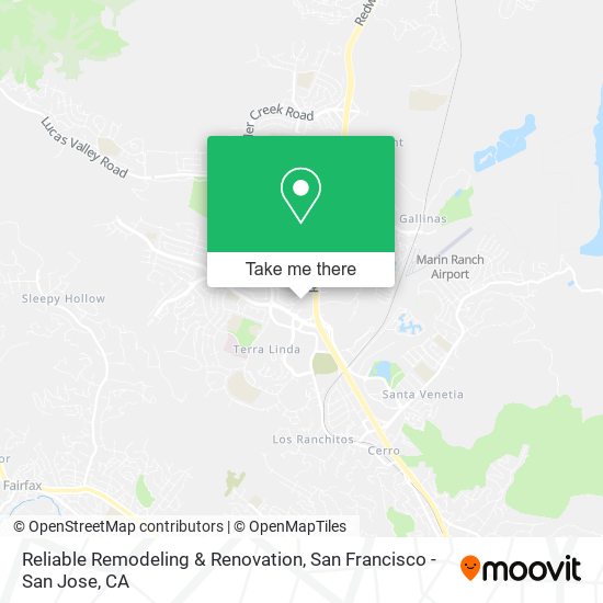 Reliable Remodeling & Renovation map