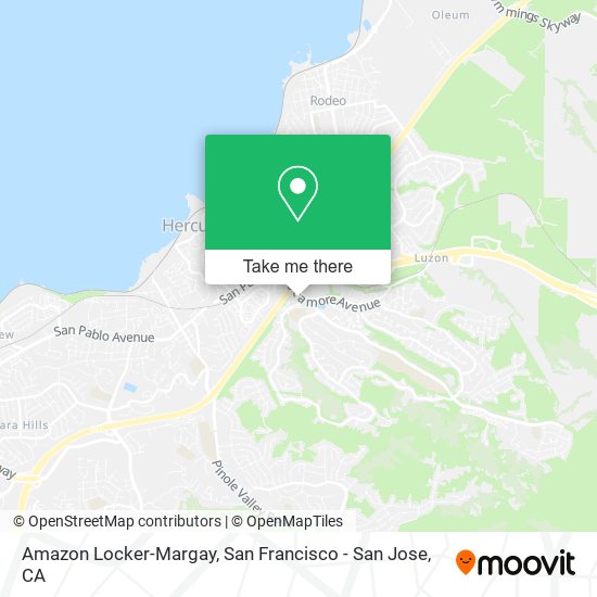 Mapa de Amazon Locker-Margay