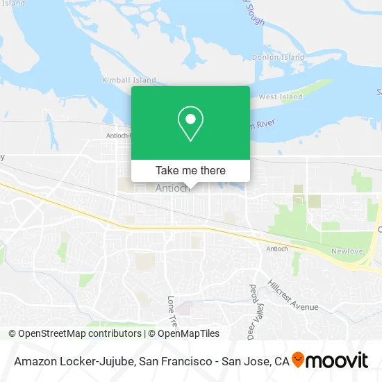 Amazon Locker-Jujube map
