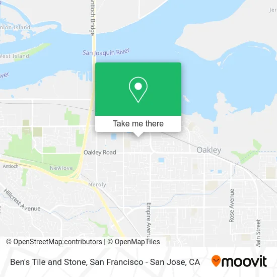 Ben's Tile and Stone map