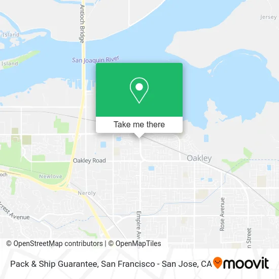 Pack & Ship Guarantee map