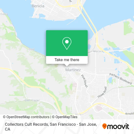 Collectors Cult Records map