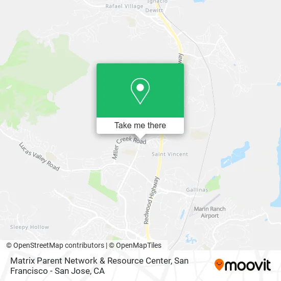 Mapa de Matrix Parent Network & Resource Center