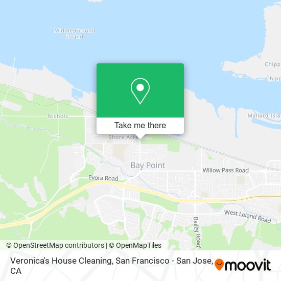 Veronica's House Cleaning map