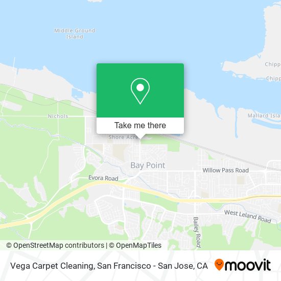 Vega Carpet Cleaning map