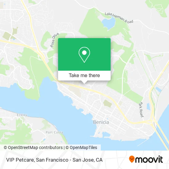 VIP Petcare map
