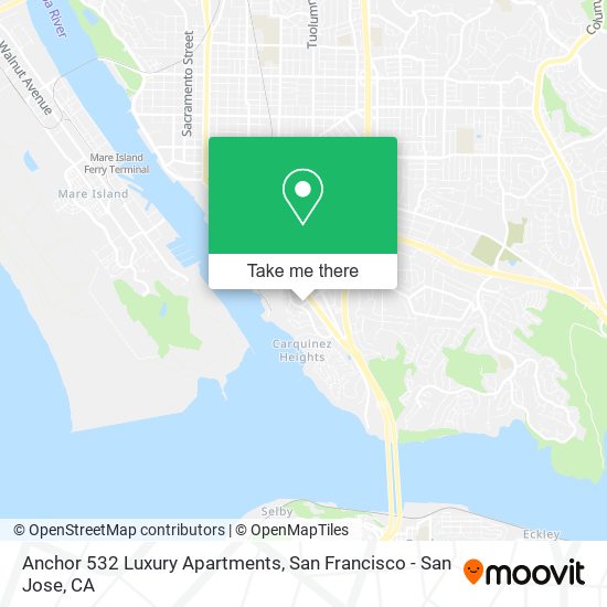 Anchor 532 Luxury Apartments map