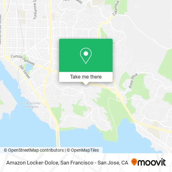 Amazon Locker-Dolce map